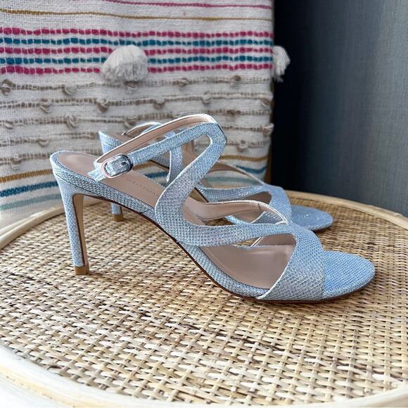 Stuart Weitzman Mariposa Periwinkle Strappy Heels Sandals Women’s Size 9.5 - Picture 2 of 8